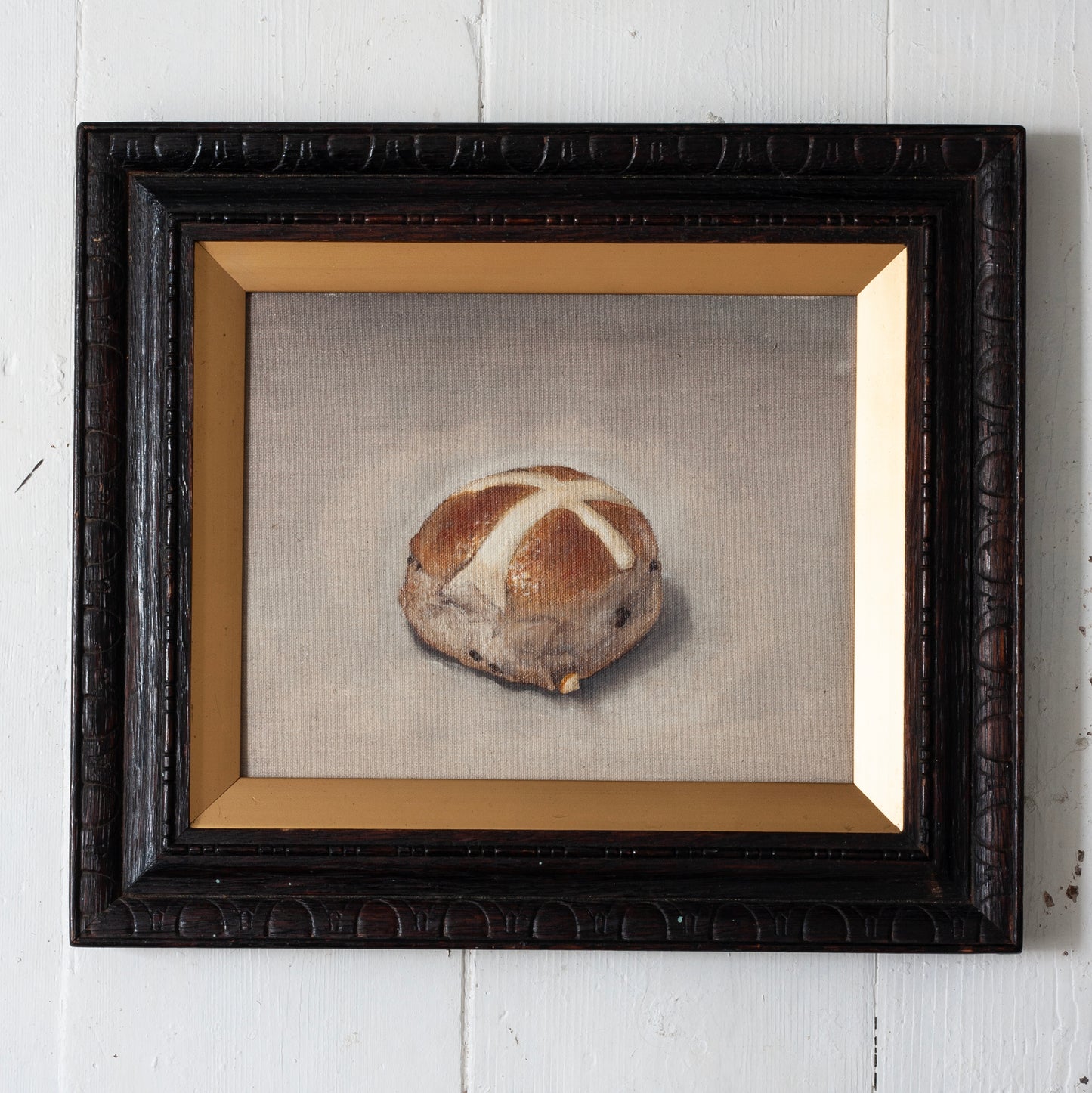 Hot Cross Bun original painting